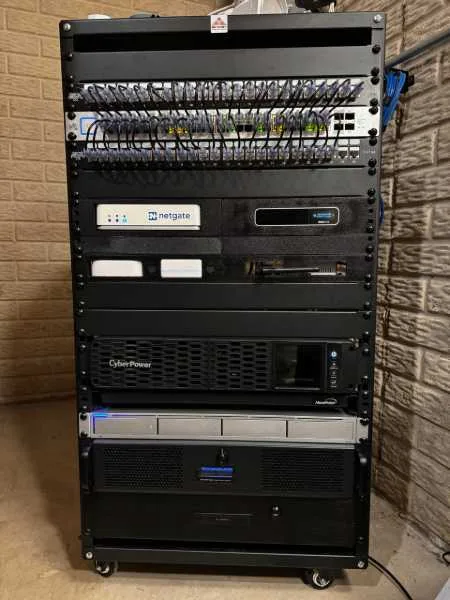Home lab server rack
