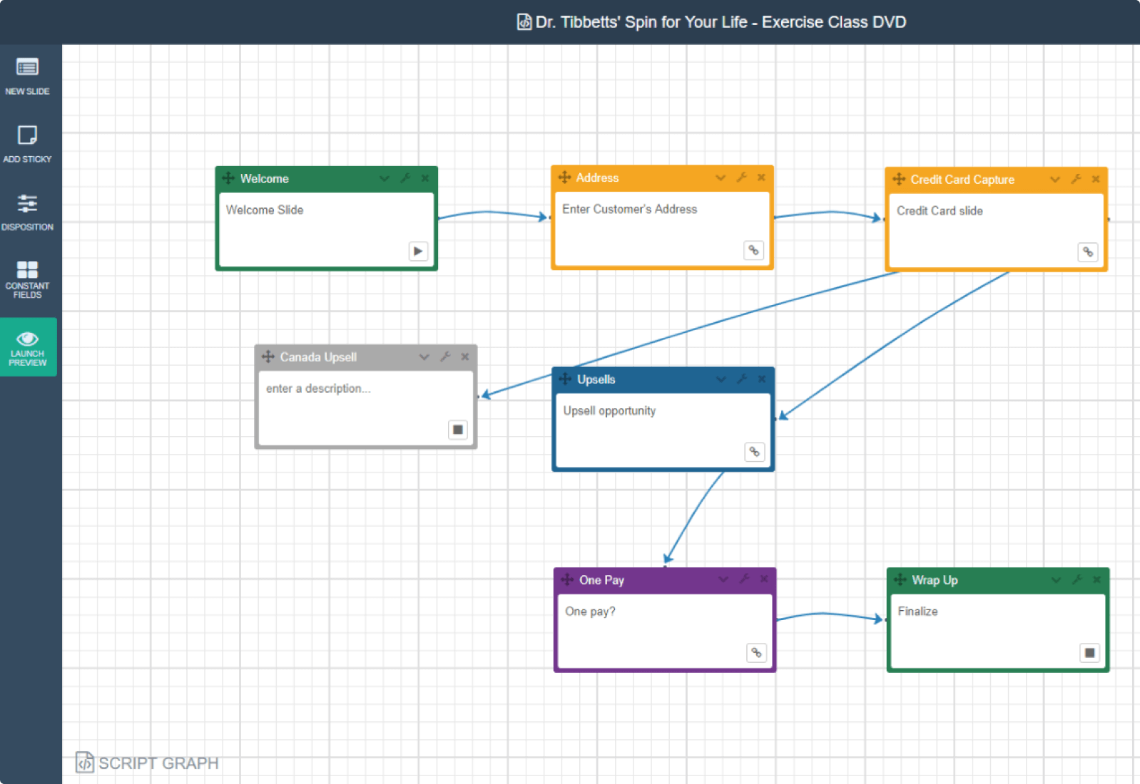 Singlecomm Guided Interactions script builder